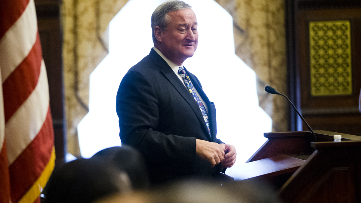 Mayor Jim Kenney is pictured here at City Hall in Philadelphia, in this Thursday, June 16, 2016 file photo. (Matt Rourke/AP Photo) 