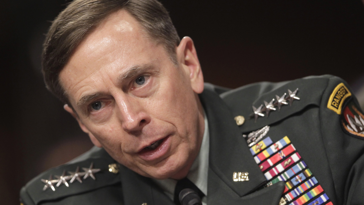  Former Director of the Central Intelligence Agency and commander of U.S. and NATO forces in Afghanistan, Gen. David Petraeus, testifies on Capitol Hill in Washington, Tuesday, March 15, 2011, before the Senate Armed Services Committee hearing on the situation in Afghanistan. (AP Photo) 