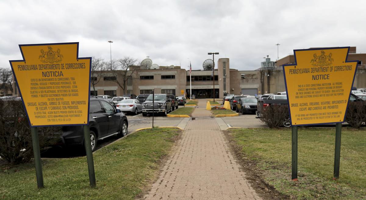  Signs notify visitors of regulations at the State Correctional Institution at Pittsburgh on Thursday, Jan. 26, 2017. Pennsylvania Gov. Tom Wolf's administration said Thursday it will close the Pittsburgh State Prison to save money at a time when inmate numbers are dropping and the state faces a huge budget deficit, but has opted against an earlier plan to also shut down a second facility. (Keith Srakocic/AP Photo) 