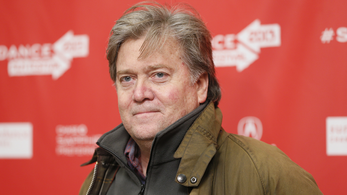 Executive producer Stephen Bannon poses at the premiere of 'Sweetwater' during the 2013 Sundance Film Festival on Thursday