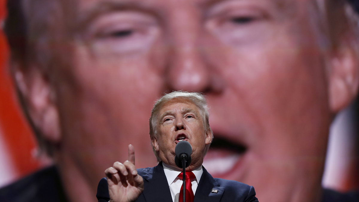 Republican Presidential Candidate Donald Trump