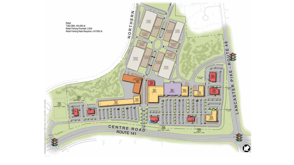  A rendering of the proposed Barley Mill Plaza  