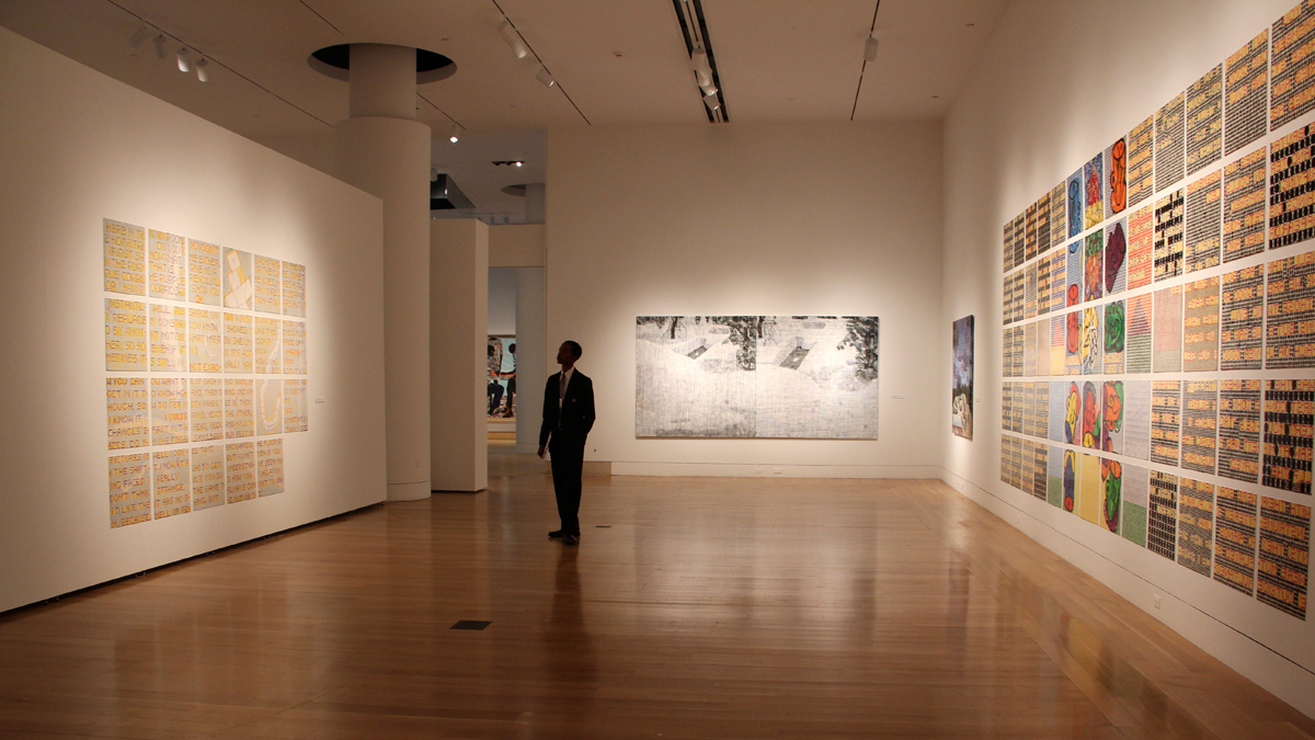  Jennifer Bartlett's monumental paintings are on view at the Pennsylvania Academy of Fine Arts. 