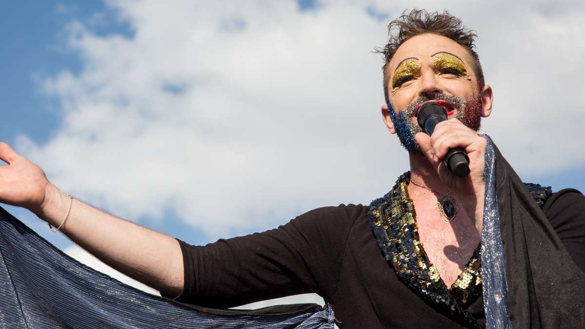 John Jarboe of the Bearded Ladies Cabaret performs as Edith Piaf