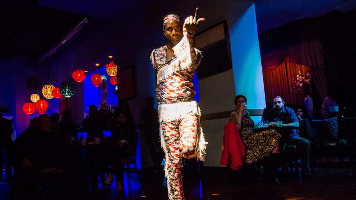 Dancer Gabriel performs at the 5th annual Belly Dancers Fight for Air.