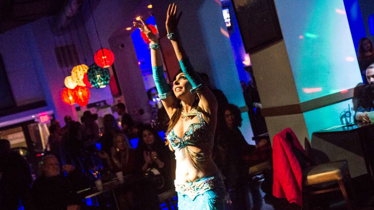 Dancer Kristen Bassmah performs at the 5th annual Belly Dancers Fight for Air.