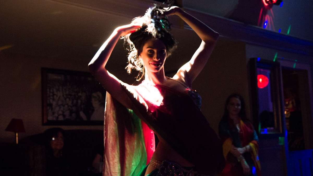 Dancer Krisitana performs at the 5th annual Belly Dancers Fight for Air.