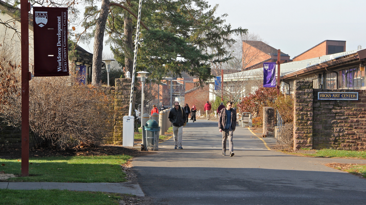  Bucks County Community College plans to bring together local entrepreneurs and investors with the Start Me Up Challenge, a contest based on the television show Shark Tank. (Emma Lee/WHYY, file) 