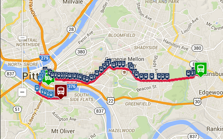 bus route