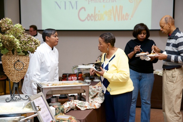 <p><p>Eighth District City Councilwoman and 'foodie' Cindy Bass competed with "a nearly perfected" pasta and clams dish. (Bas Slabbers/for NewsWorks)</p></p>
