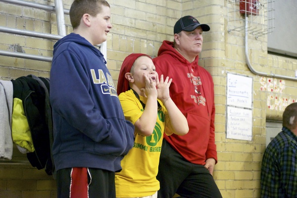 <p><p>Fans cheer from the sideline. (Bas Slabbers/for NewsWorks)</p></p>

