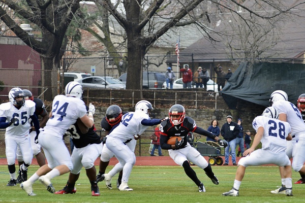 <p><p>David Williams ran for more than 140 yards in a losing effort. (Bas Slabbers/for NewsWorks)</p></p>
