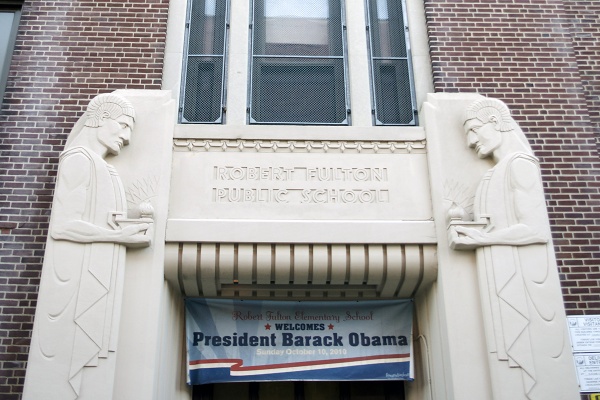 <p><p>In Oct. 2010, Fulton Elementary hosted President Obama. (Bas Slabbers/for NewsWorks)</p></p>
