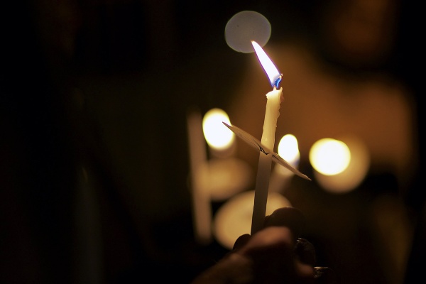 <p><p>On Thursday, about thirty people attended a vigil held in remembrance for the victims of the Sandy Hook Elementary shooting. The vigil was held at the gate of Germantown High School and was organized by two nearby churches. (Bas Slabbers/for NewsWorks)</p></p>
