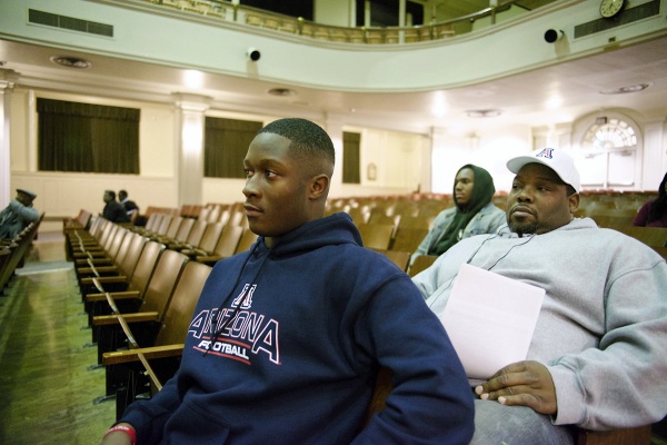 <p><p>Will Parks (Class of '11) was one of the younger alumni at the meeting. (Bas Slabbers/for NewsWorks)</p></p>
