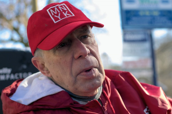 <p><p>"For years I just carved with a shaver and a hand saw. It is mind boggling what these younger guys do with ice," says veteran ice carver and National Ice Carving Association Lead Judge Irv Brockson. (Bas Slabbers/for NewsWorks)</p></p>
