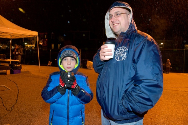 <p><p>Jonathan and Stephen Rizzo of Roxborough came out to watch the show. (Bas Slabbers/for NewsWorks)</p></p>
