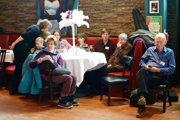 <p><p>About a hundred people attended the event at 7165 Lounge on Germantown Avenue on Sunday. (Bas Slabbers/for NewsWorks)</p></p>

