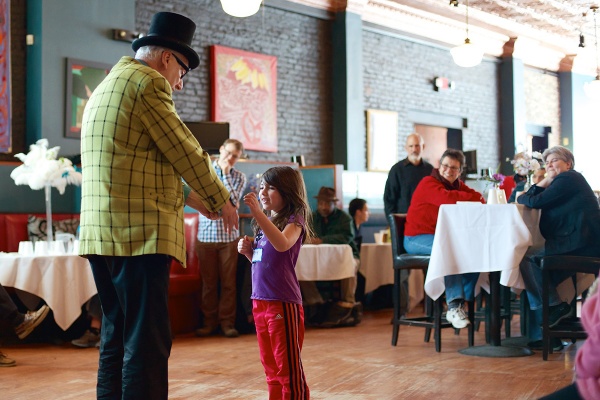 <p><p>Neil the Magician, a lawyer by day, performs tricks to entertain both young and old. (Bas Slabbers/for NewsWorks)</p></p>
