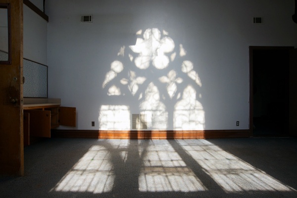 <p><p>The 5,100-square foot church is without several historic stained glass window panels, removed after a lengthy disagreement between the Episcopal Diocese of Philadelphia and the city's Historical Commission. (Bas Slabbers/for NewsWorks)</p></p>
