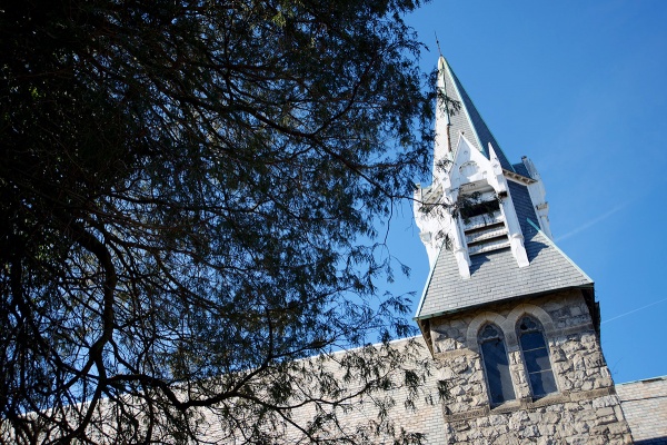 <p><p>St. Peter's Episcopal Church, located at Wayne Ave. and Harvey St., could soon be transformed into an elementary school campus. (Bas Slabbers/for NewsWorks)</p></p>
