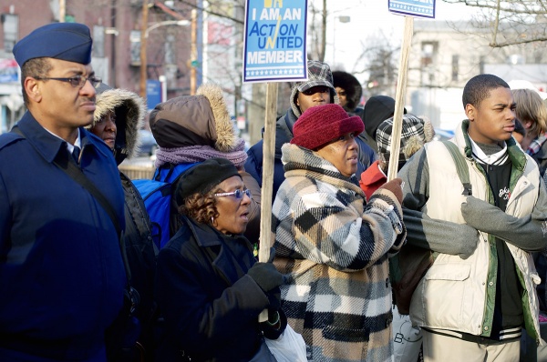 <p><p>Despite a cold wind, residents turned out for the rally. (Bas Slabbers/for NewsWorks)</p></p>
