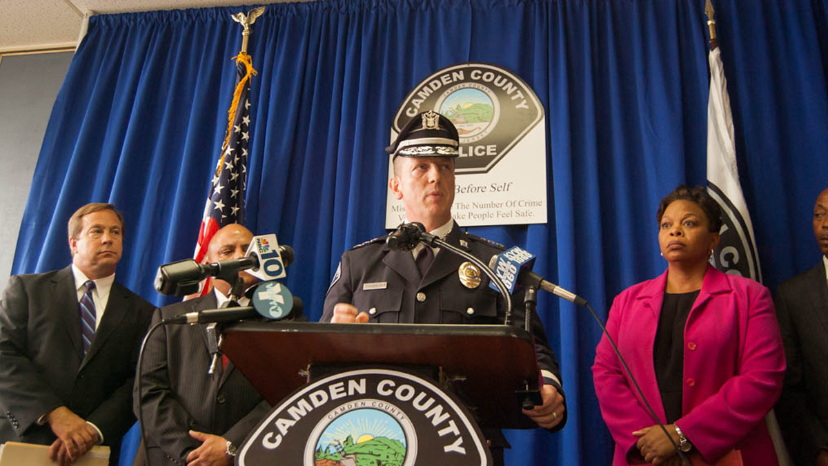  Camden Police Chief Scott Thompson tells reporters 