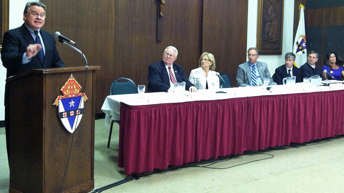  Congressman Chris Smith of New Jersey, co-chairman of the House Pro-Life Caucus, attended a forum in Philadelphia on Friday about the 