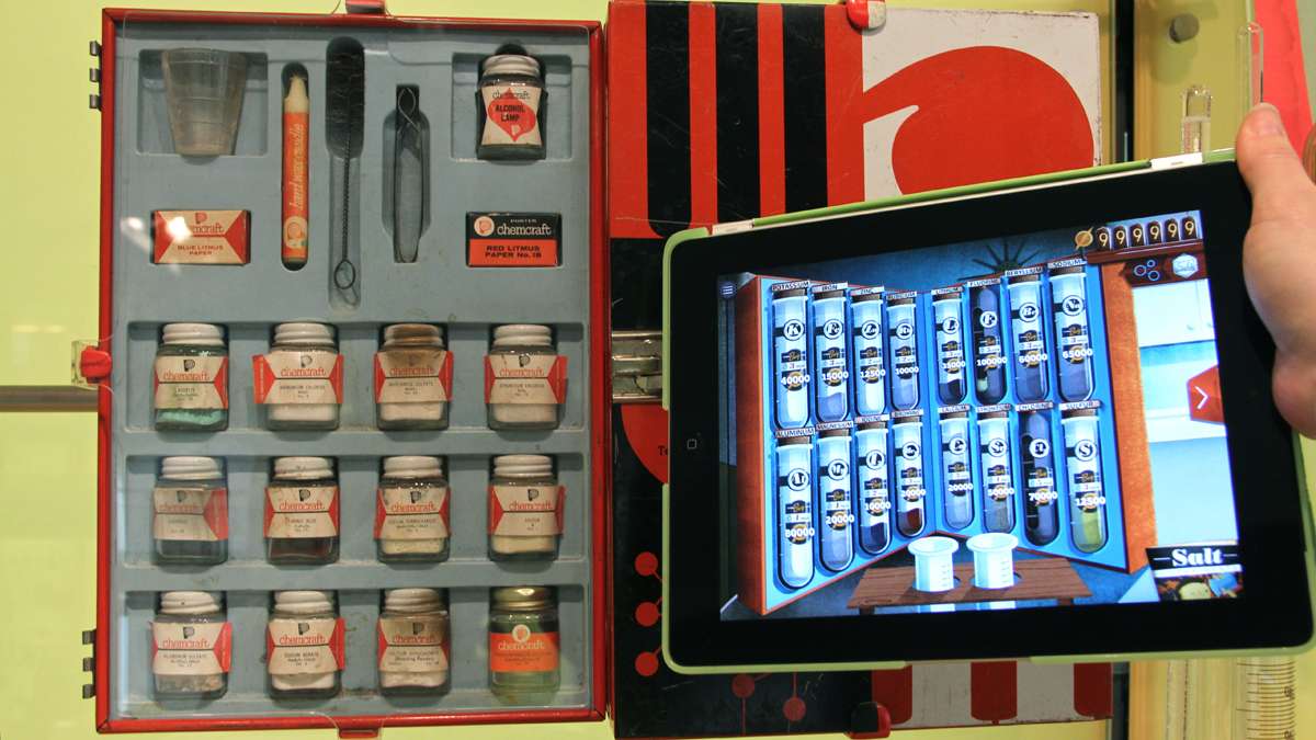 ChemCrafter users can unpack chemicals similar to those used in vintage sets popular in the 1940s and '50s.