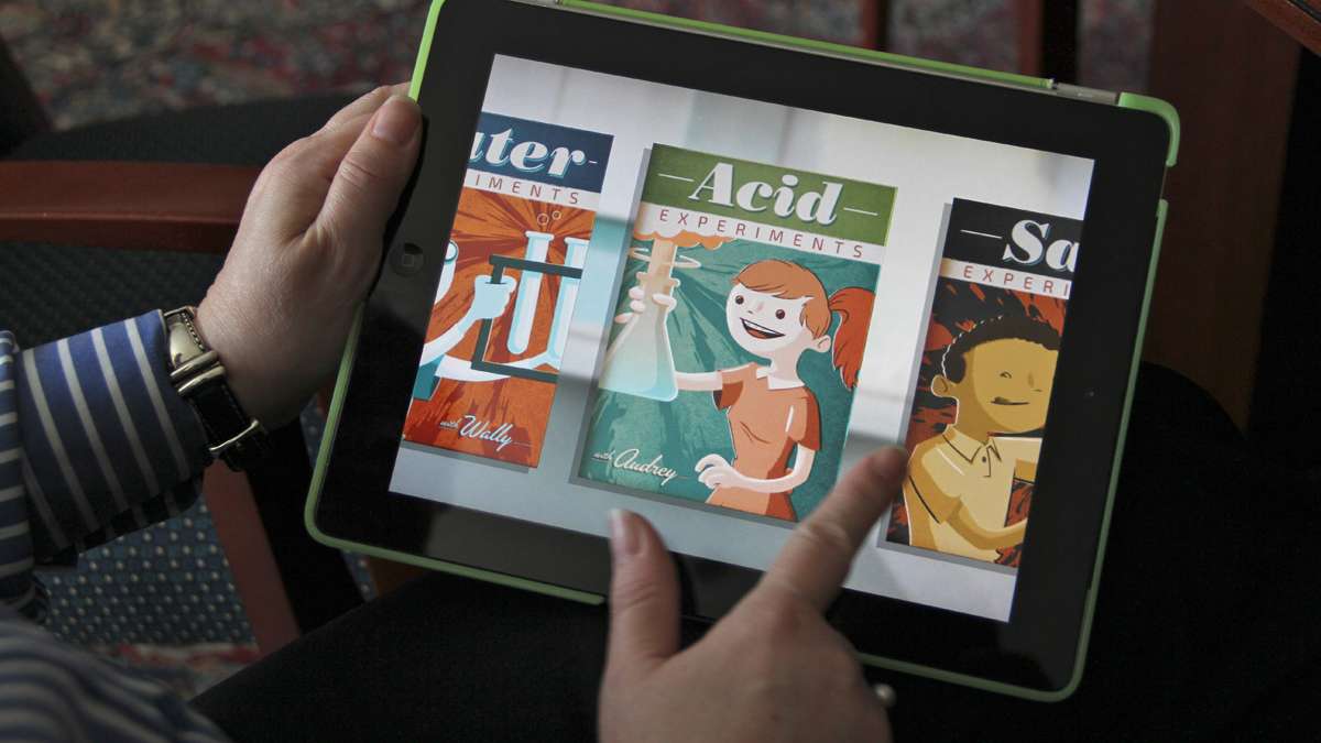 The look of the ChemCrafter app is inspired by vintage chemistry kits from the 1940s and '50s.