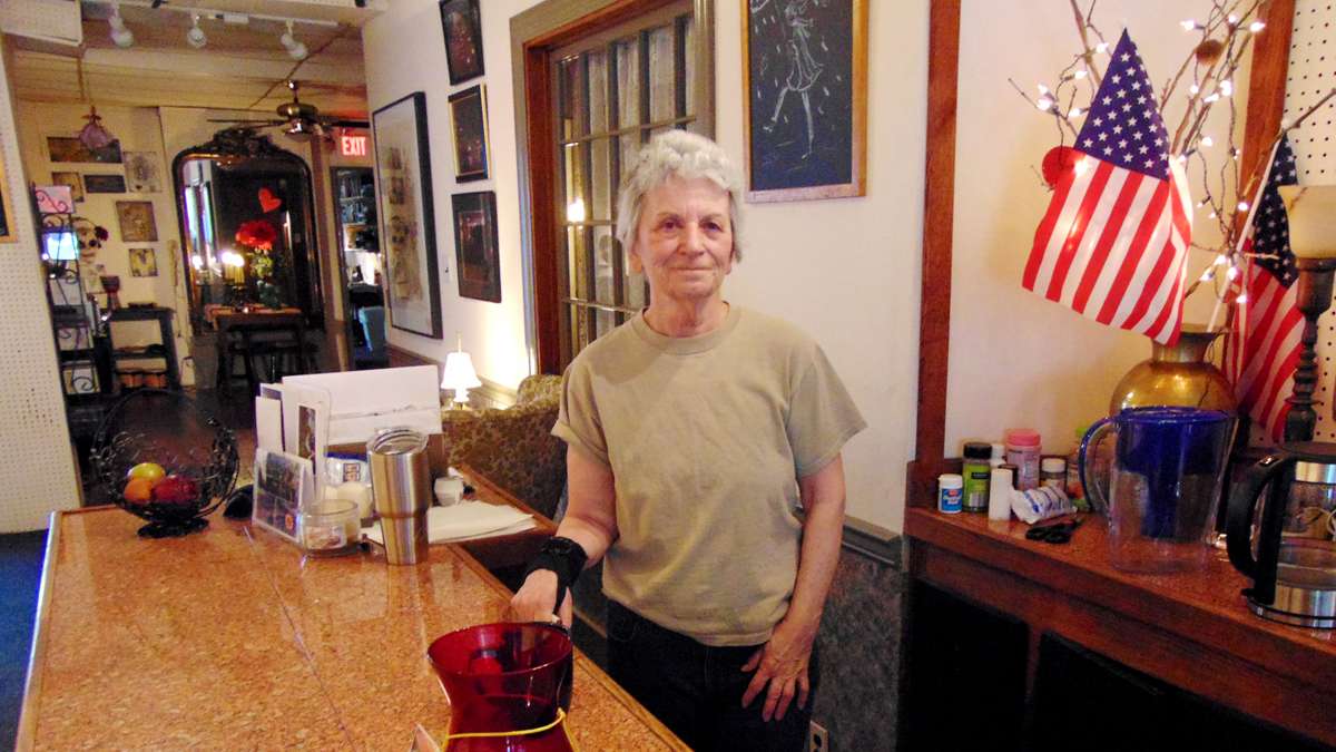 Aleksandra Eigen converted her coffeehouse Coffee Talk into an artists' co-op by the same name several years ago.
