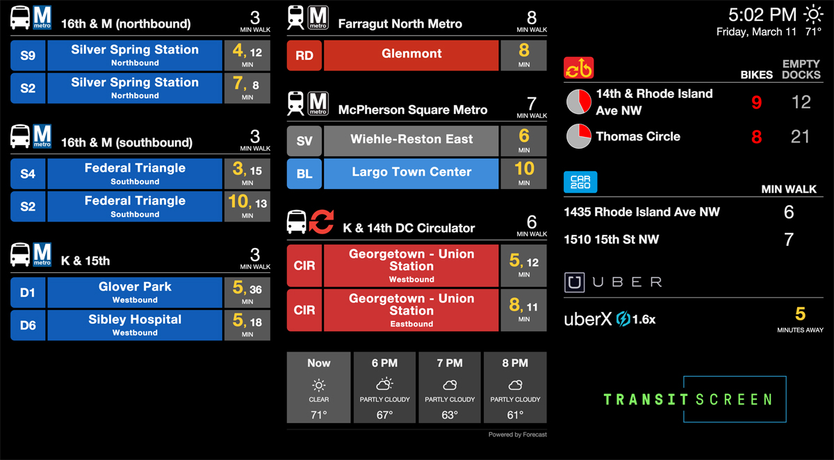 dc transitscreen 1200