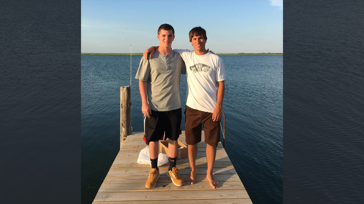  Dean Finocchiaro (on left) with his brother Anthony (image via <a href=