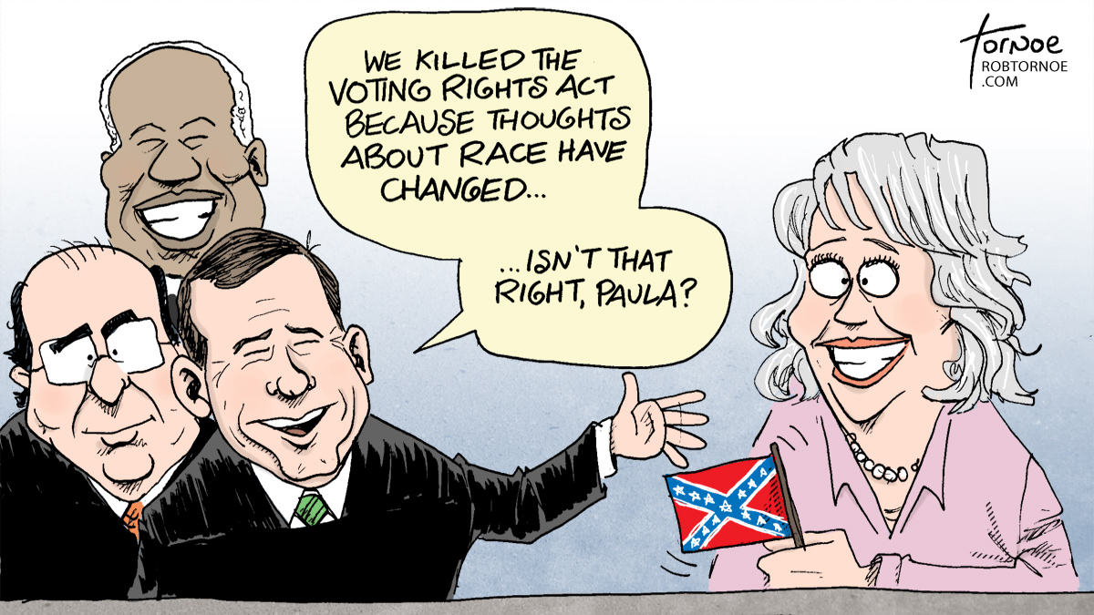  (Cartoon by Rob Tornoe) 