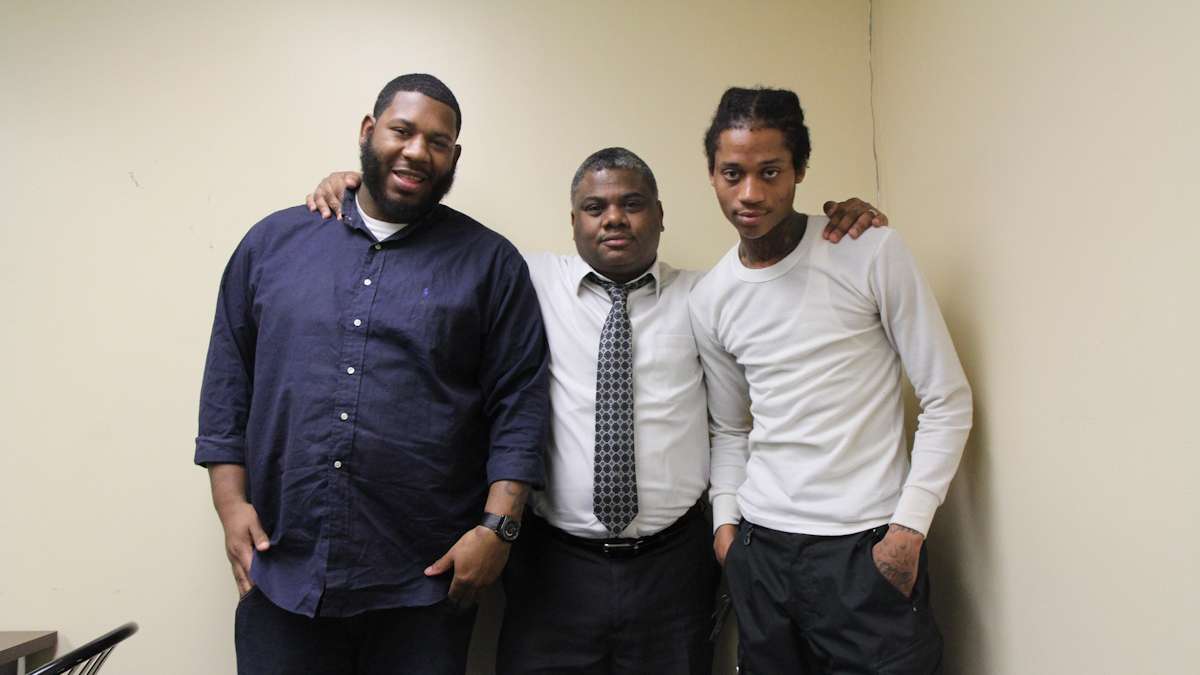 Ruben Jones has helped Mikal Bradley (left) and Jarren Taylor (right) get their lives back on track.