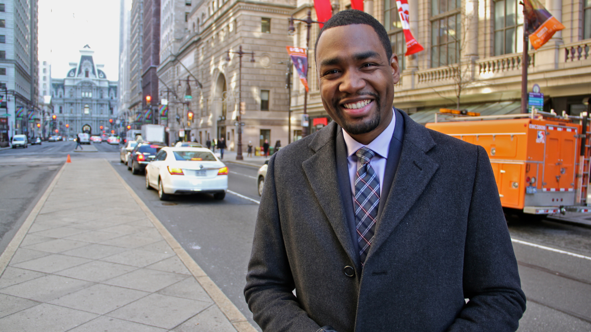  Candidate for mayor Doug Oliver. (Emma Lee/WHYY) 