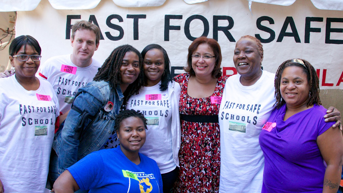  Efforts such as fasting to support more school funding are unlikely to have much long-term political impact, writes NewsWorks Blogger Dave Davies. (Nathaniel Hamilton/for NewsWorks) 