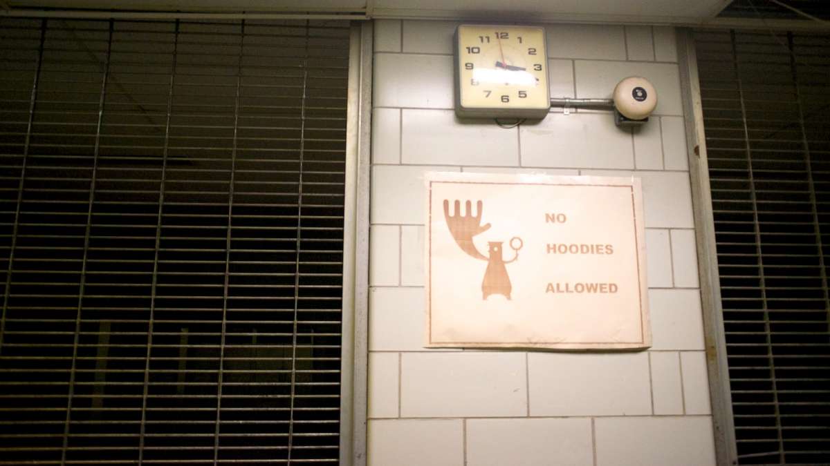 Reminders of Germantown High School's past life. (Bas Slabbers/for NewsWorks)