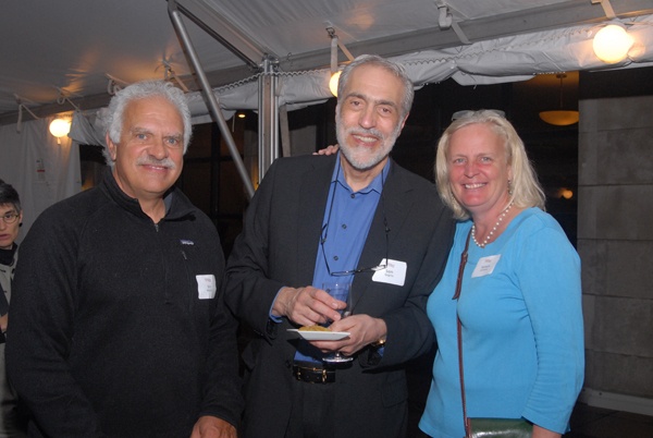 <p><p>Vincent Maiello of Kelly/Maiello Architects & Planners (left) with Sam Gugino, and Tamera Conaway (Photo courtesy of Steve Martin)</p></p>
