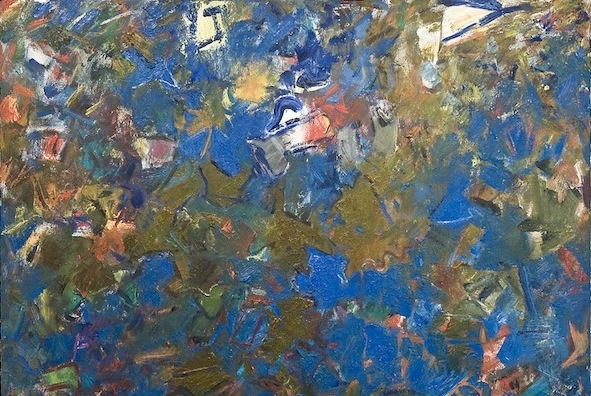 <p><p>Detail from Gaia, 42 x 46, 2012. (Courtesy of Geoffrey Dorfman)</p></p>
