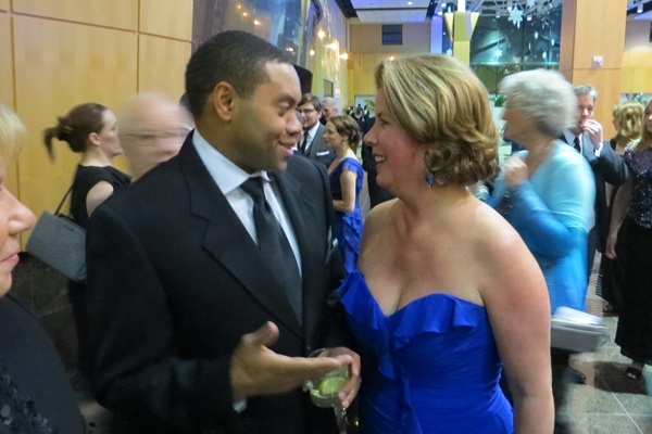 <p><p>First Lady Carla Markell chats with guests (Shana O'Malley/NewsWorks) </p></p>
