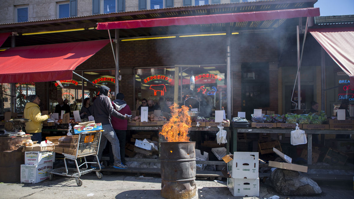  Grapple is back with new episodes dropping on April 12.  In the meantime check out the preview and past shows. Vendors sell produce in the Italian Market neighborhood on South 9th Street in Philadelphia, Pennsylvania. (Jessica Kourkounis for Keystone Crossroads) 