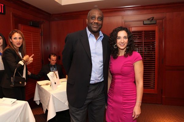 <p><p>Gerald Mosely (left) and Helpusadopt.org board member Liad Pernock (Photo courtesy of Beth Erisman)</p></p>
