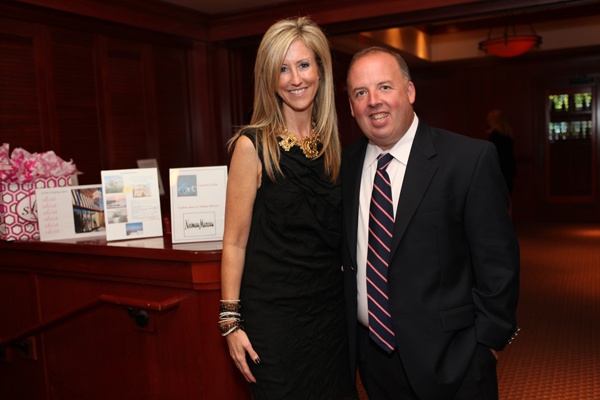 <p><p>Helpusadopt.org co-founder and executive director Becky Fawcett and Pat English, operating partner of Fleming's Prime Steakhouse & Wine Bar of Radnor, where the Helpusadopt.org benefit was held Oct. 1. (Photo courtesy of Beth Erisman)</p></p>
