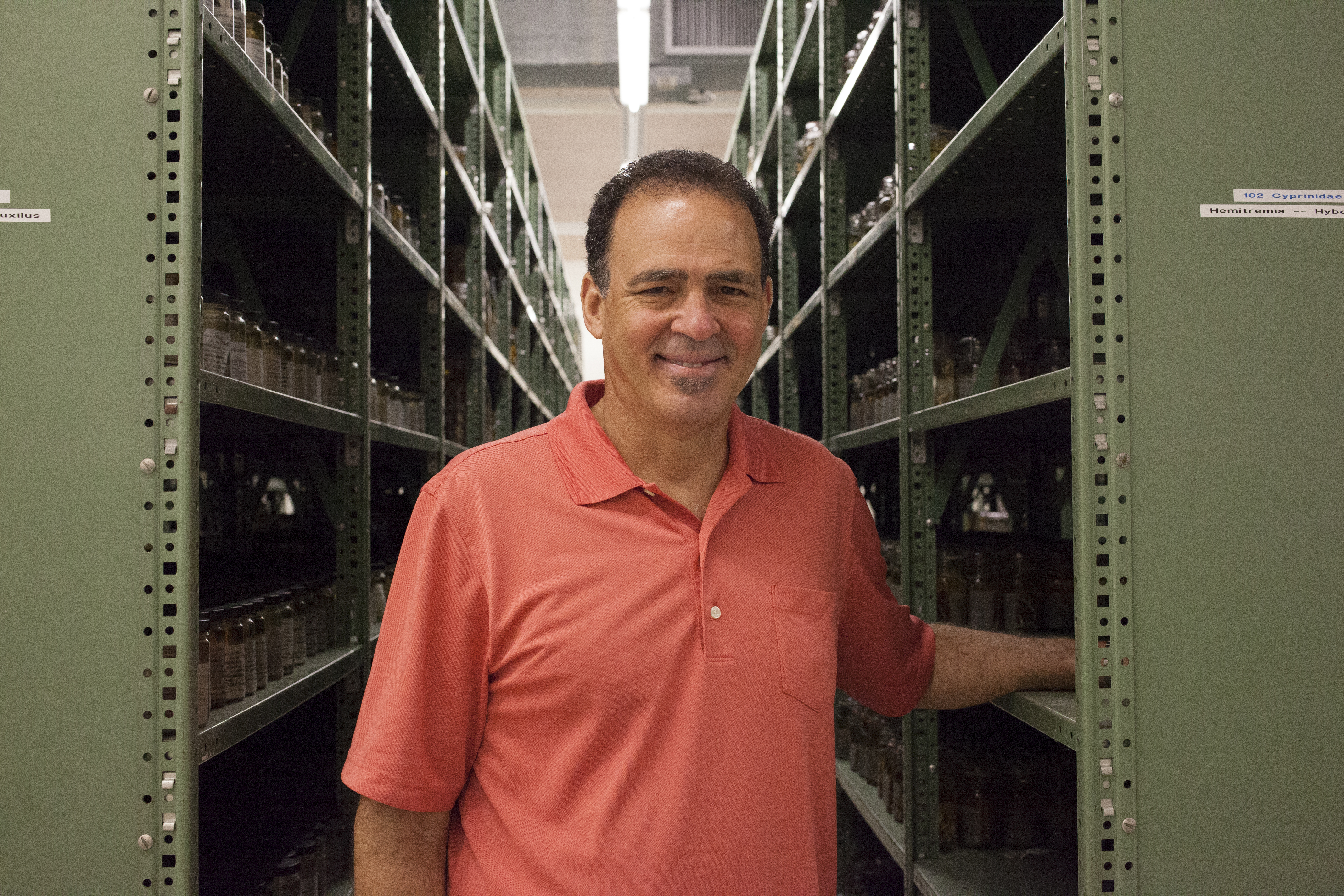 Hank Bart manages the fish collection at Tulane University, where much of the ULM collection will end up. He's worried about the fate of Tulane's collection after he retires, as well, but is taking steps to preserve it. (Irina Zhorov/The Pulse)