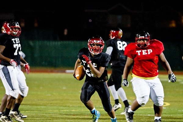 <p><p>On Tuesday, Imhotep practiced at the Germantown supersite as opposed to the normal spot at Lonnie Young rec center on East Chelten Avenue. (Brad Larrison/for NewsWorks)</p></p>
