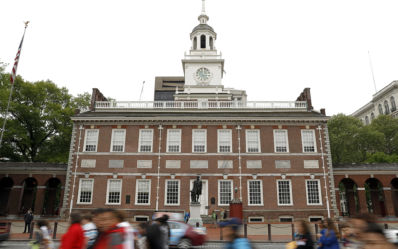  Independence Hall in Philadelphia. (AP Photo/Matt Rourke) 