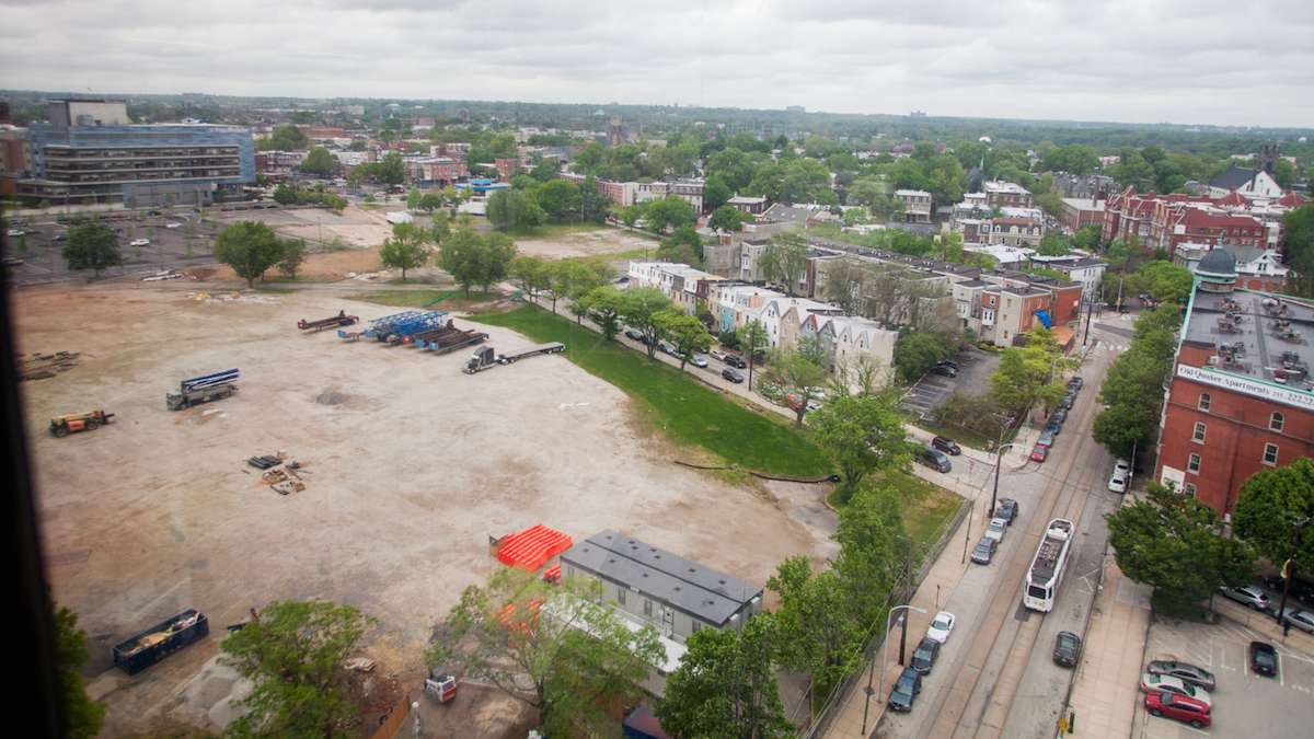 A 14-acre parcel on 36th Street in University City is being developed by Drexel University and Wexford Science and Technologies into mixed use residential and commercial space.