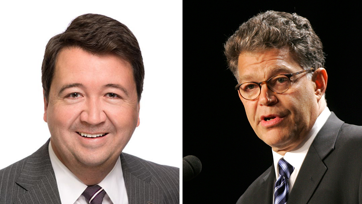 From left: John K. Bush (Bingham Greenebaum Doll LLP); Al Franken (AP Photo/Lawrence Jackson/file) 