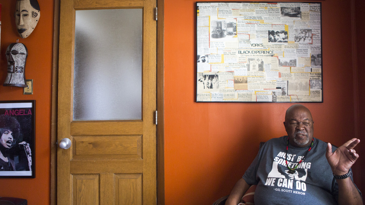  Jeff Kirkland is a local historian who recently founded the Historical African American Preservation Society in the city of York, Pennsylvania. (Jessica Kourkounis/For Keystone Crossroads) 